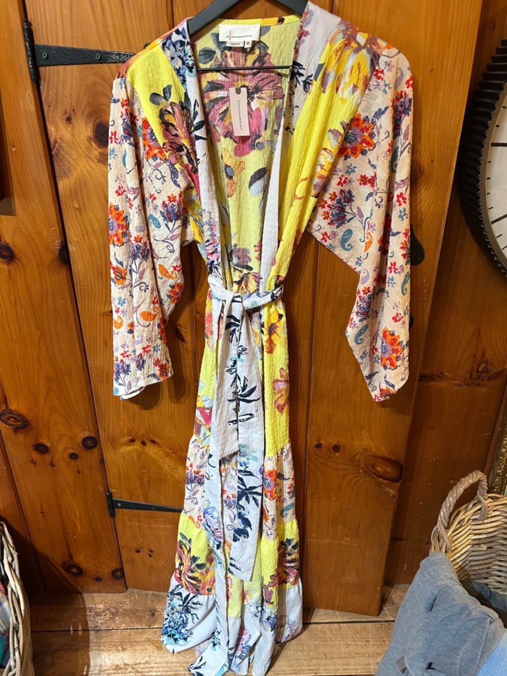 NWT Anthropologie maxi robe